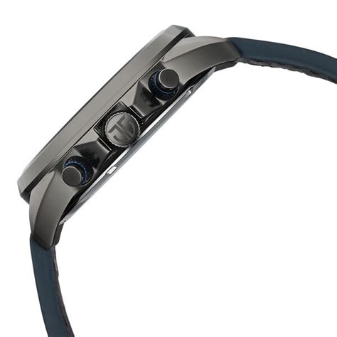 Buy Online Titan Octane Cred Analog with Blue Dial Blue Leather Strap ...