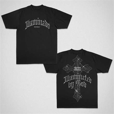 Charles Oliveira Illuminated By God Tee, Boxing T-Shirt, Boxer Tee ...