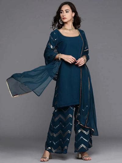 Buy Kurta Palazzo Set for Wedding Online at the Best Price | Libas