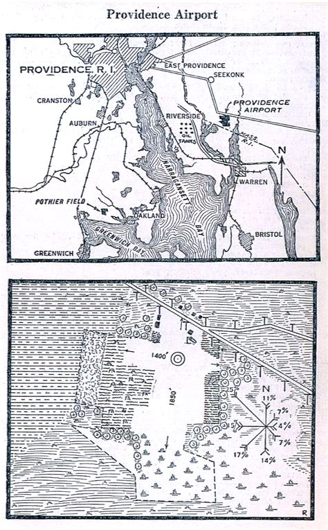 Providence Airport Map | New England Aviation History