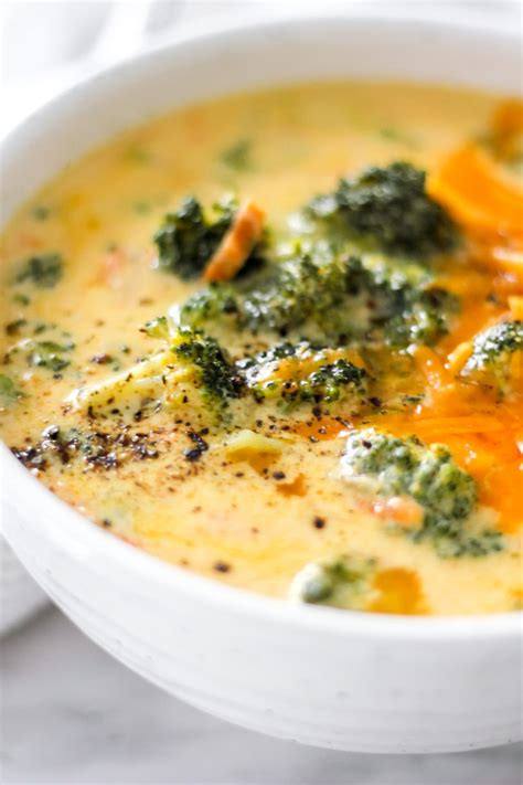 Cheddar Broccoli Soup Recipe Healthy at Gary Delariva blog