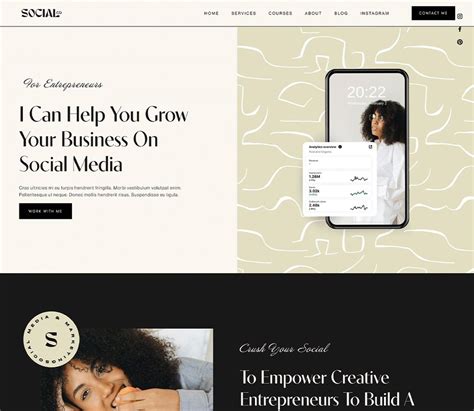 Squarespace Website Examples 的图像结果