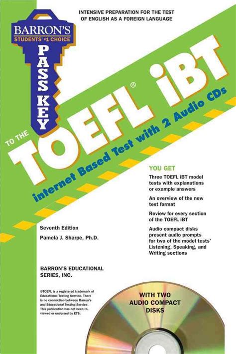 Buy Pass Key to the TOEFL iBT with Audio CDs (Barron's TOEFL iBT Pass ...