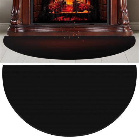 Amazon.com: Aulock 32'' x 60'' Upgraded Thickened Fireplace Mat, Half ...