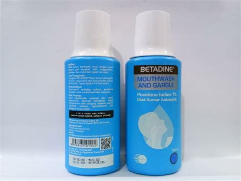 Buy Betadine - Gargle & Mouthwash 190ml Povidone Iodine For Mouth Ulcer ...