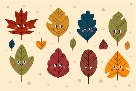 Ilustracion dibujos animados hojas Images - Free Download on Freepik