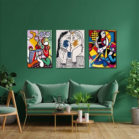 Buy Set of 3 Pablo Picasso Vintage Poster Print Art,pablo Picasso ...