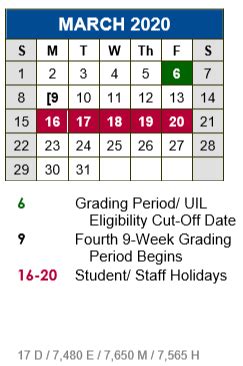 Buda Elementary School - School District Instructional Calendar - Hays ...