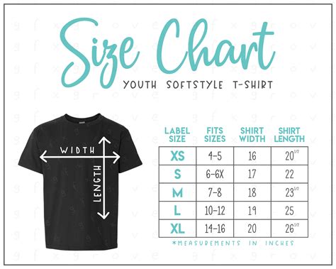 Youth Medium Shirt Measurements