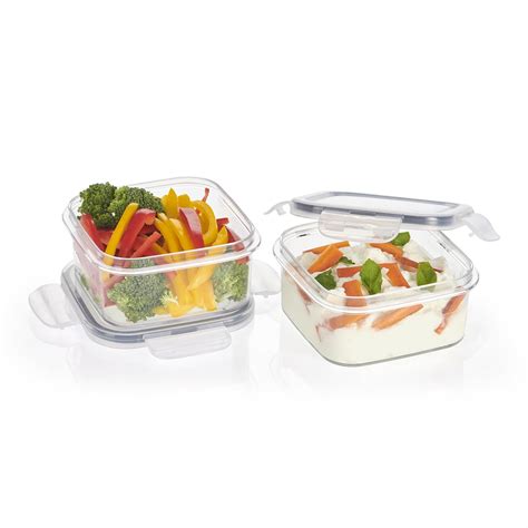Buy Steelo Sofresh Plastic Kitchen Storage Square Container Set Kitchen ...