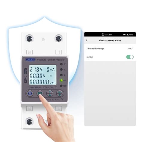 Energy Meter Circuit Breaker KWh WIFI Timer Current India | Ubuy
