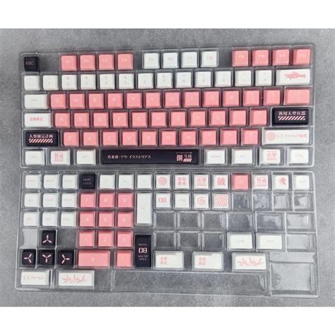 EVA Mecha-01 Keycap, 134 phím PBT Keycaps Cherry Profile DYE-SUB EVA Nhật Bản Keycap cho bàn ...