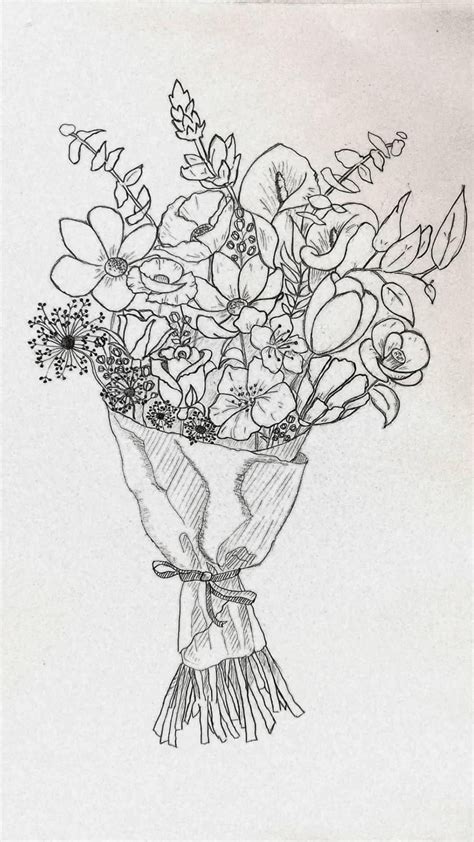 Flower bouquet illustration by madliart – Artofit
