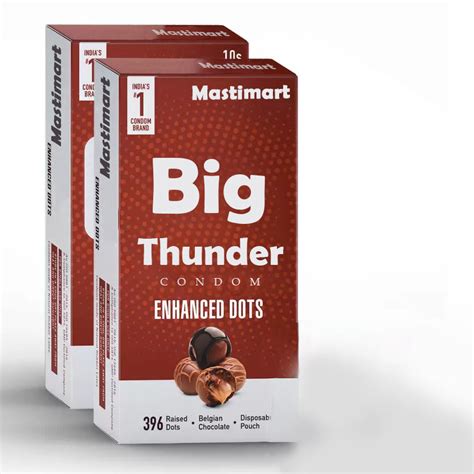 Big Thunder Silicone Reusable Condom – Masti Mart