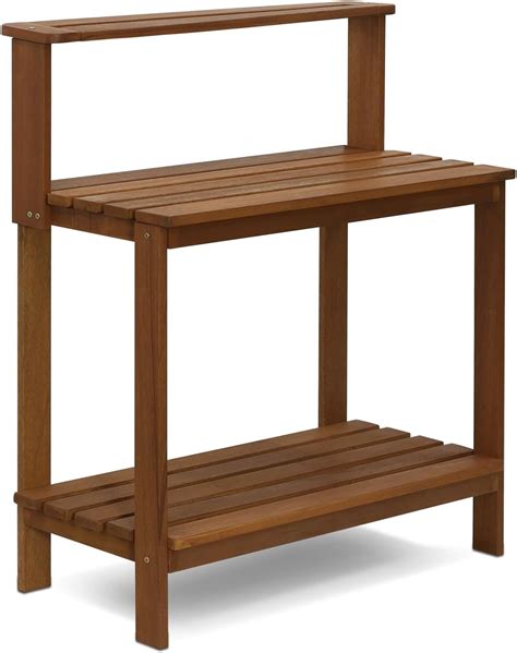 Amazon.com: YUWYP Potting Bench Table, Outdoor Wood Potting Bench ...