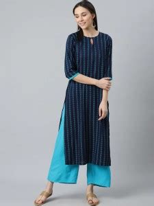 MEMENTO ENTERPRISES Women Striped Straight Kurta - Buy MEMENTO ...