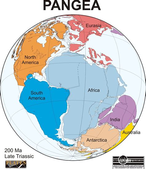 Pangaea_continents-8 | Geography map, Geology, Pangea
