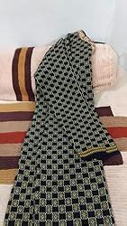 aarbee Women's Blended Woolenlen Round Neck Knee Length Geometric ...