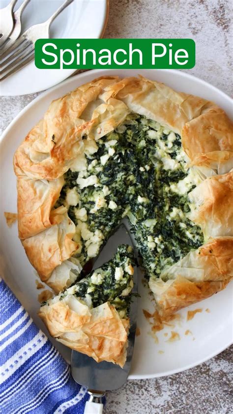 Greek spinach and feta filo pie – Artofit