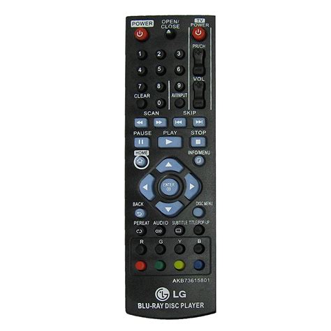 Buy LG Blu-Ray Disc Player Remote (AKB73615801) (Please Match The Image ...