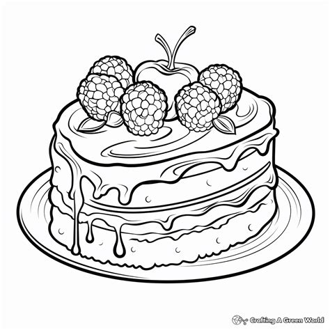 Dessert Coloring Pages - Free & Printable!