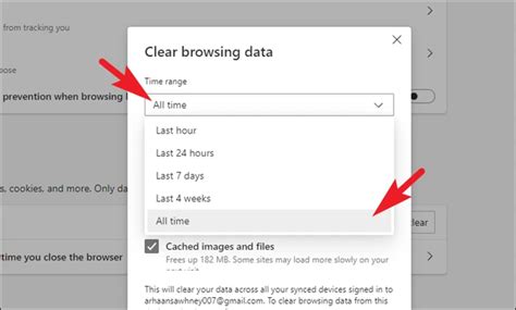 Image result for Edge Automatically Clear Cache