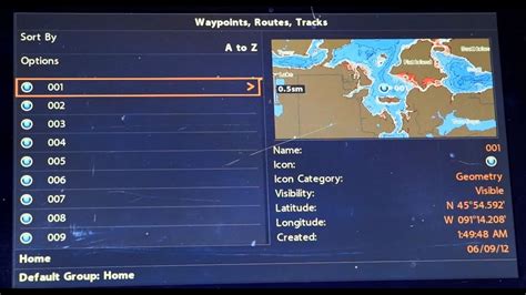 Image result for Humminbird Setting Waypoints