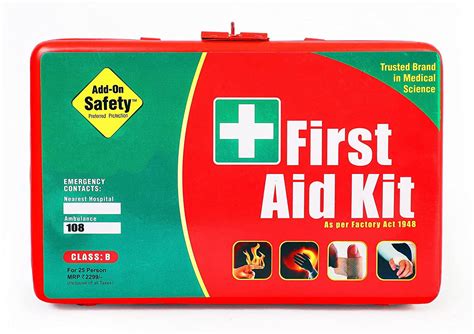 Safety First Aid Box class A type – Milansafety