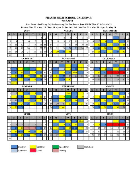 Blue Gold Calendar 2022-2023 - S M T W T F S S M T W T F S S M T W T F ...