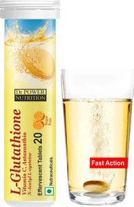 Dr Power Nutrition Glutathione Vitamin C effervescent Tablet for ...