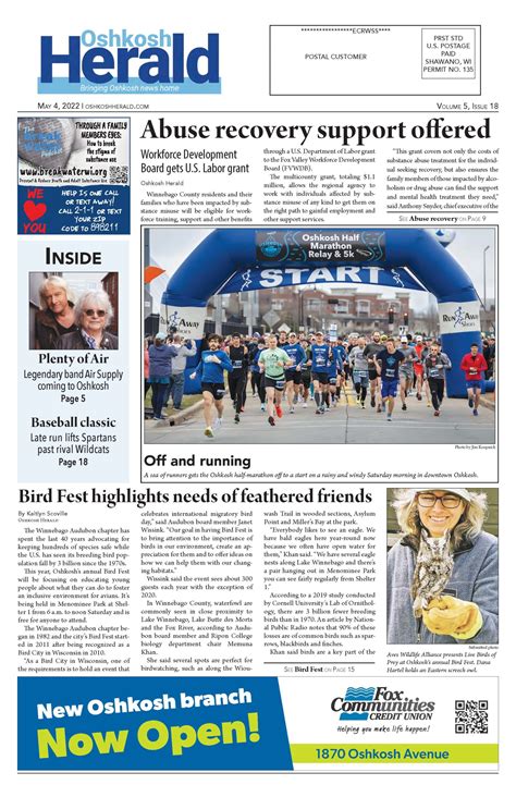 May 4, 2022 Oshkosh Herald - Oshkosh Herald