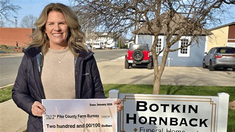 Botkin Hornback Funeral Home sponsors young ag members - Ohio Farm Bureau