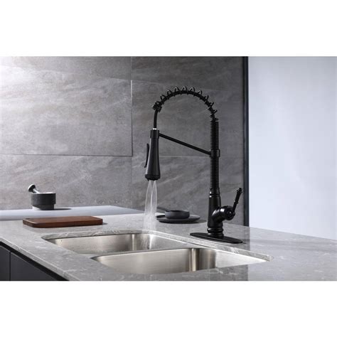 Buy Single Handle Pull Down Sprayer Kitchen Faucet with Deckplate ...