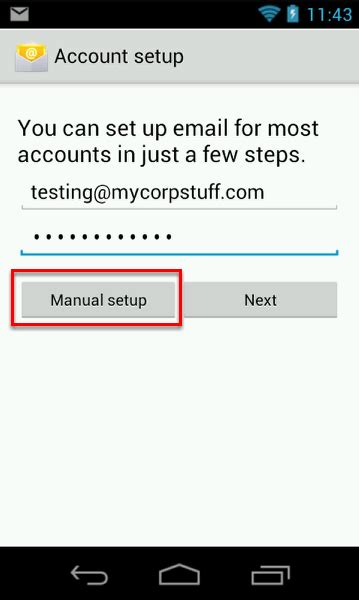 Image result for Android Email Setup NHS