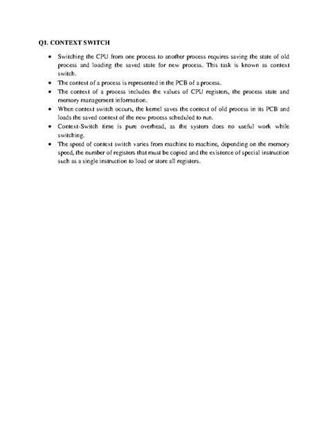 Context Switch 的图像结果