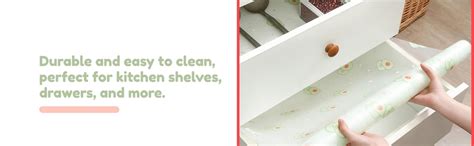 Buy Wolpin Anti Slip Kitchen Shelf Mat 45 cm x 2 m | EVA Drawer Cabinet ...