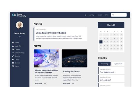 Student portal | Squiz