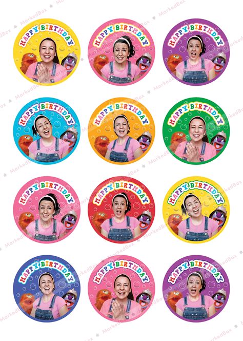 Ms Rachel Cupcake Toppers Printable Cupcake Toppers Multiple - Etsy Israel