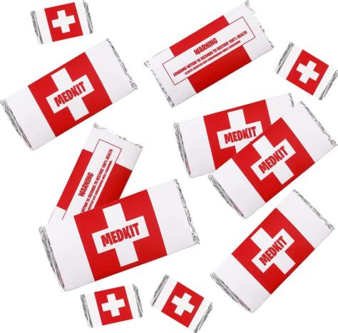 MUMULULU 48 PCS Gaming Party Supplies Medkit Labels Chocolate India | Ubuy