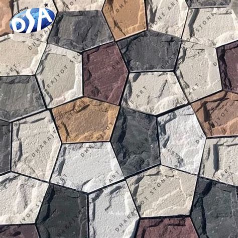 Irregular Shaped Natural Stack Stone Wall Cladding – Dharajyot Stone Art