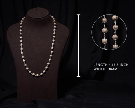 8mm Tulsi mala withcap – Chaneira Jewels