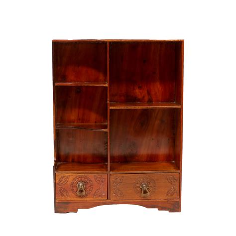 3-Shelf 2-Drawer Wall Hanging Rack – Woodshala