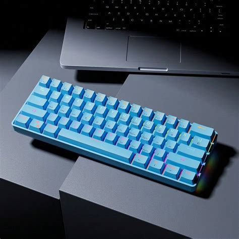 MUCAI MK61 USB C Connection Game Esports 61 Key Mechanical Keyboard | SHEIN