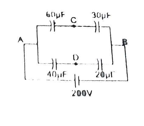 Take the potential of the point B as shown in the figure to be 100 V ...
