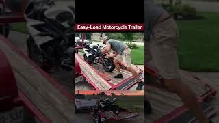 Image result for Ground Level Loading Motorcycle Trailer