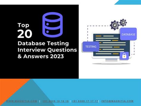 Image result for DB Testing Interview Questions with Answers