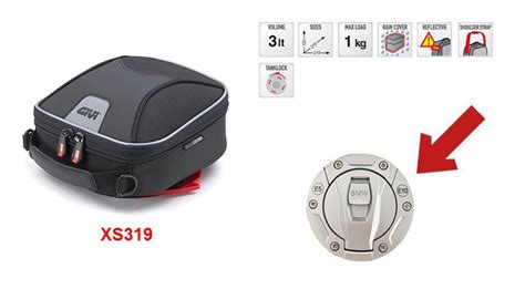 Tank bag XS319 for BMW R1300GS & Adventure | Motorcycle Accessory Hornig