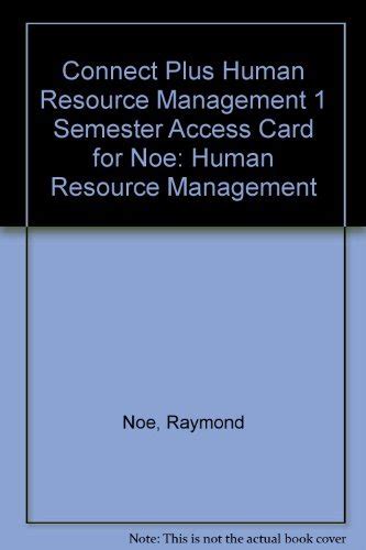 Buy Human Resource Management Connect Plus Human Resource Management 1 ...