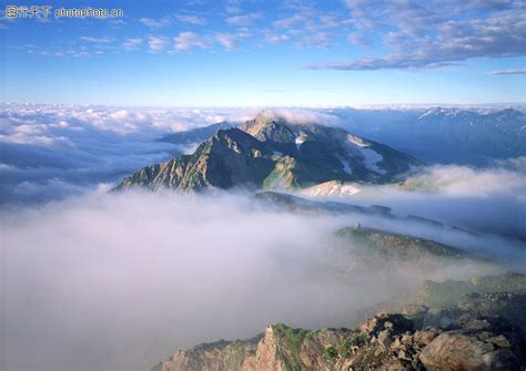 高山流水0182-自然风景图-自然风景图库-云海 山景