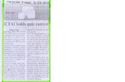 What's New | The ICFAI University Tripura | Full-time Campus Programs ...